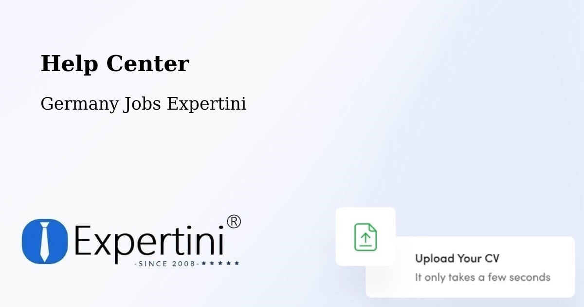 Help Center – Fürstenfeldbruck - Germany Jobs Expertini